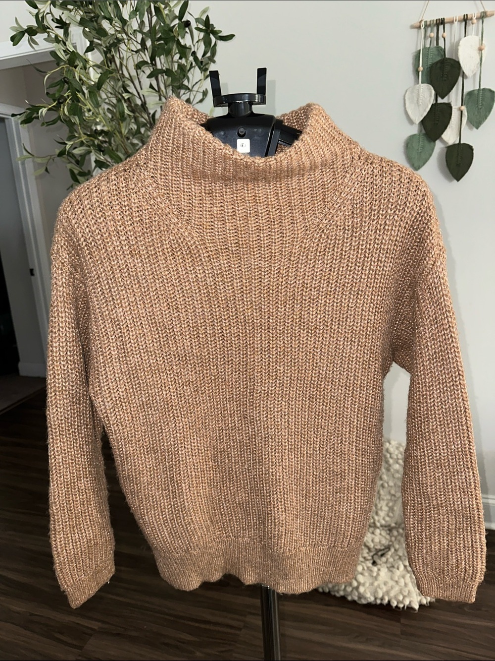 Apt. 9 Women's Turtleneck Sweater in Camel/Tan